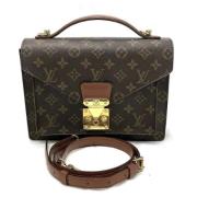 Pre-owned Canvas louis-vuitton-tasker