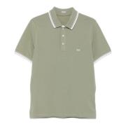 Grøn Polo Shirt med Logo