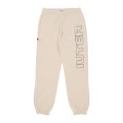 Fleece Tracksuit Sweatpants Creme