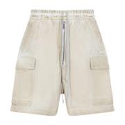 Neutrale Bermuda Shorts Chic Stil