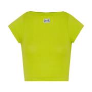 Lime Boat Neck Tee