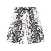 Zebra Print Badeshorts