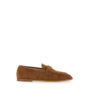 Brune Loafers med Love Birds Logo