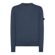 Blå Crewneck Sweater CALIPER 01