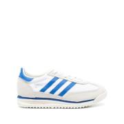 Hvide Sneakers med 3-Stripes Design