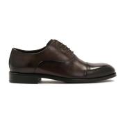 Klassiske brune cap toe oxfords