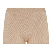 Ikoniske Beige Shorts med FF Motif