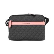 SortPink Crossbody Taske Stilfuld Funktionel