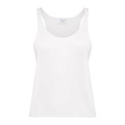 Strikket rund hals tanktop