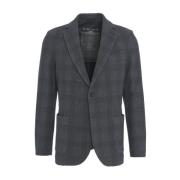 Blå Glen Check Blazer AW24