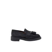 Suede Loafers med Tassels