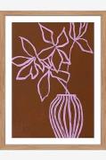 Fine Art Board / Lilac umber / Egetræsramme