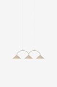 Globen Lighting - Pendel Curve 3 - Beige - Loftpendler - - Homeroom