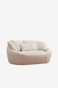 Hanah Home - Sofa 2-pers. - Misket - Beige - 2-pers. sofaer - - Homero...