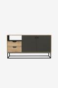 Hanah Home - Aflastningsbord Dolores - Grå - Skænke & sideboards - - H...