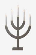 Star Trading - Lysestage Anno 59 cm - Brun - Adventslysestager - - Hom...