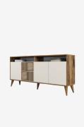 Hanah Home - Aflastningsbord Milana 160 cm - Brun - Skænke & sideboard...