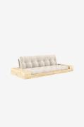 Karup Design - Base Sovesofa m. 2 sidebokse Tre-personers - Hvid - Sov...