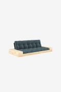 Karup Design - Base Sovesofa m. 2 sidebokse Tre-personers - Blå - Sove...