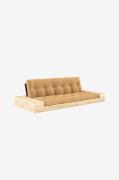 Karup Design - Base Sovesofa m. 2 sidebokse Tre-personers - Brun - Sov...