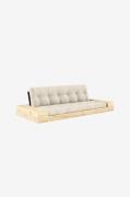 Karup Design - Base Sovesofa m. 2 sidebokse Tre-personers - Hvid - Sov...