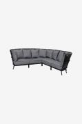 Hillerstorp - Lounge Sofa Jet Set Corner - Sort - Loungesofaer - - Hom...