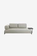 Kave Home - COMPO sofa 3-pers. - Beige - 3-pers. sofaer - - Homeroom