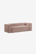 Kave Home - Sofa 2-pers. Blok - Rosa - 3-pers. sofaer - - Homeroom