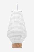 Kave Home - Lampeskærm Hila diameter 30 cm - Hvid - Loftpendler - - Ho...