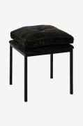 Nordic Furniture Group - Skammel Sentado med hynde, 2 pak - Sort - Ska...