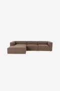 Homitis - Hjørnesofa Noah Left - Brun - Sofaer med chaiselong - - Home...