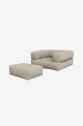 Karup Design - Sovelænestol Cube - Beige - Sovesofaer - - Homeroom