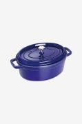 Staub - Gryde La Cocotte oval 29 cm, 4,2 l - Blå - Gryder & kasserolle...