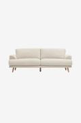 Kave Home - Sofa Karin, 3-pers. - Beige - 3-pers. sofaer - - Homeroom