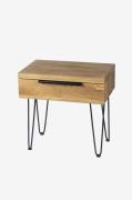 Wood Furniture - Egetræsskab Hugo Easy 60cm , sort - Brun - Skabe - - ...