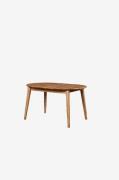 Wood Furniture - Spisebord Howdala, 140-180X90cm, oval, udtræk, eg - B...