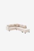 Hanah Home - Hjørnesofa Aly Left - Natur - Sofaer med chaiselong - - H...