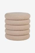 House Nordic - Puf Brooklyn - Beige - Fodskamler & puffer - - Homeroom