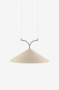 Globen Lighting - Pendel Curve 50 - Beige - Loftpendler - - Homeroom