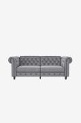 Dorel Home - Sofa 3-personers sovesofa Felix - Grå - 3-pers. sofaer - ...