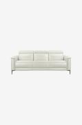 Loft24 - Sofa 3-personers sofa med 2 elektriske liggestole Lund - Hvid...