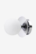 Globen Lighting - Væglampe/Plafond Art Deco IP44 - Krom - Væglamper - ...