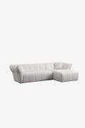 Hanah Home - Hjørnesofa Boxer Right - Hvid - Sofaer - - Homeroom
