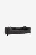Hanah Home - Sofa med 3 sæder Gio - Grå - 3-pers. sofaer - - Homeroom