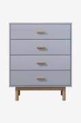 Loft24 - Kommode 4 skuffer Melanie - Grå - Kommoder - - Homeroom