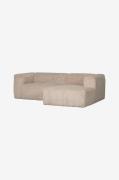 WOOOD - Chaiselong sofa bønne - Beige - Sofaer med chaiselong - - Home...