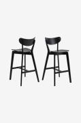 NORDFORM - Barstol Roxby, 2-pak - Sort - Barstole & -taburetter - - Ho...