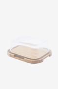 Pebbly - Ostekasse M 27 x 21,5 x 9,5 cm - Transparent - Opbevaringsbeh...