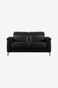 Loft24 - Sofa 2 Seater 1 Recliner Manual Lund - Sort - 2-pers. sofaer ...