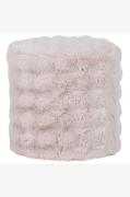 WOOOD - Oven Pouf High - Beige - Fodskamler & puffer - - Homeroom